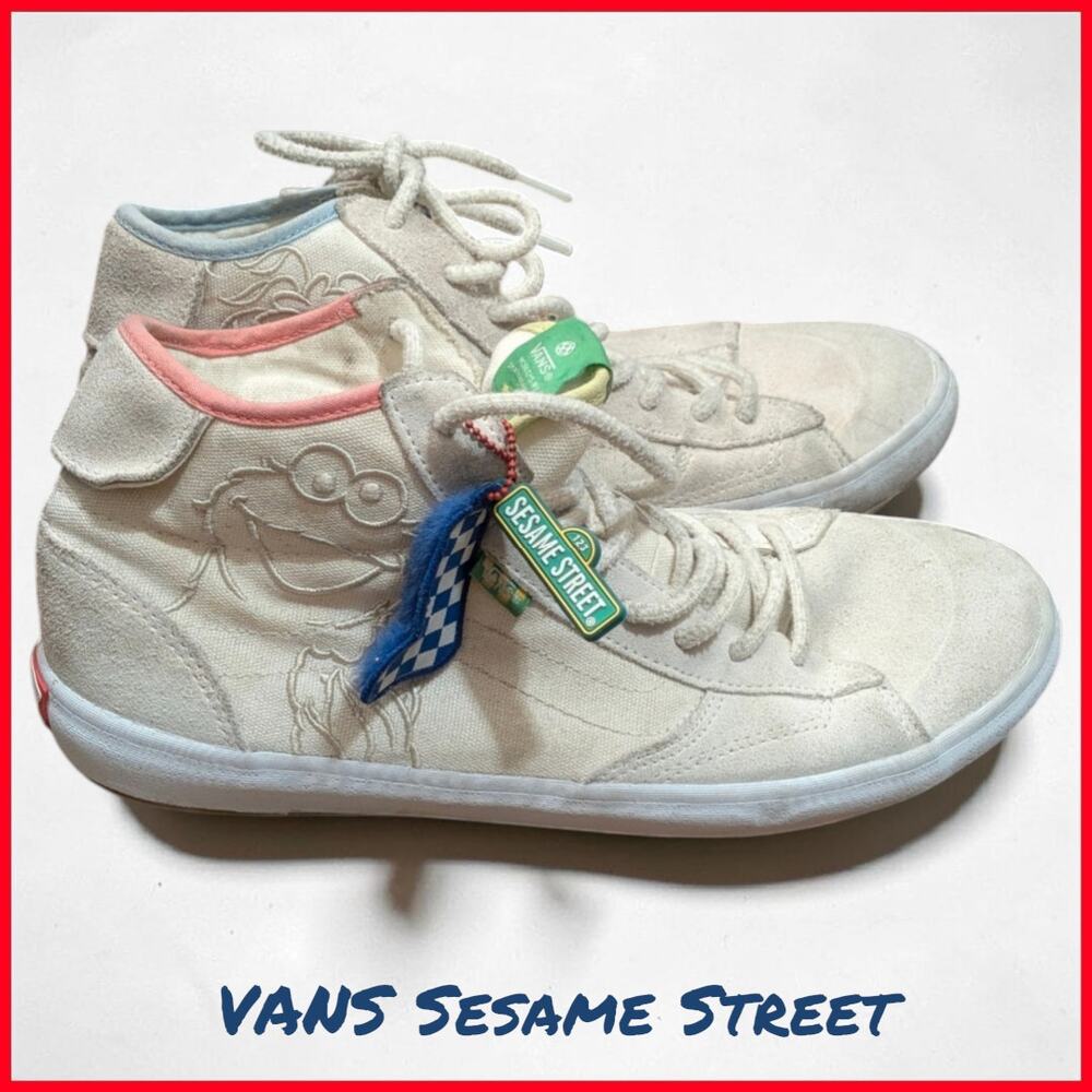 VANS x Sesame Street Lizzie Armanto 
Canvas High-top Sneakers Cookie Monster 12
